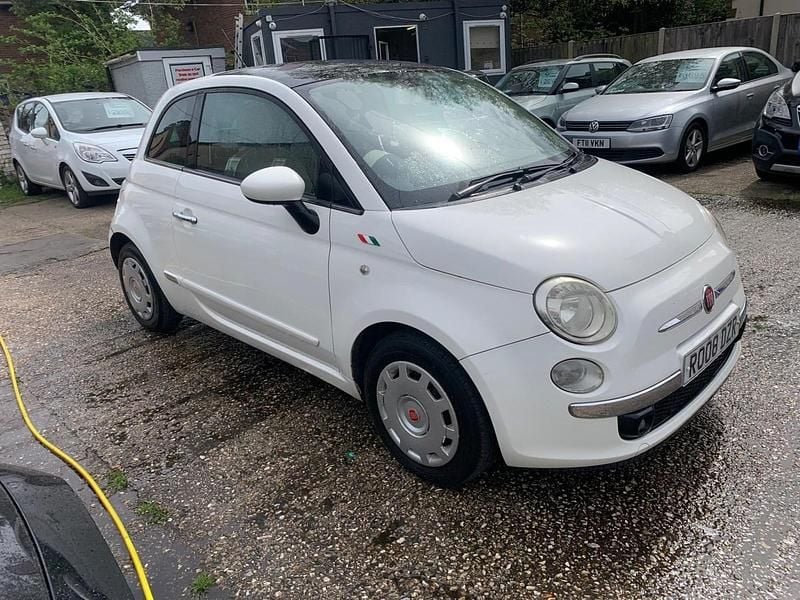 Used Fiat 500 Lounge 2008 White Hatchback