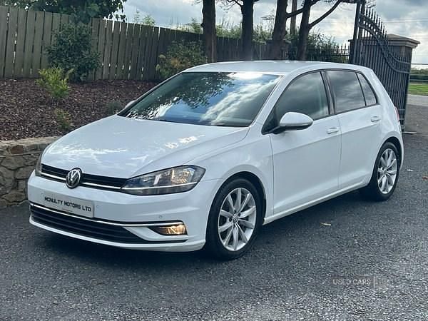 White Used 2017 VW Golf VII GT Hatchback | £8,945 (A bit pricey) - Image 1/4