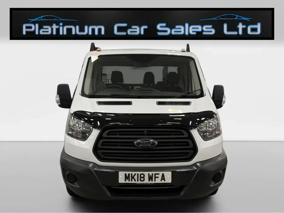 Used Ford Transit 130 HP (95 kW) 2018 White Cabriolet