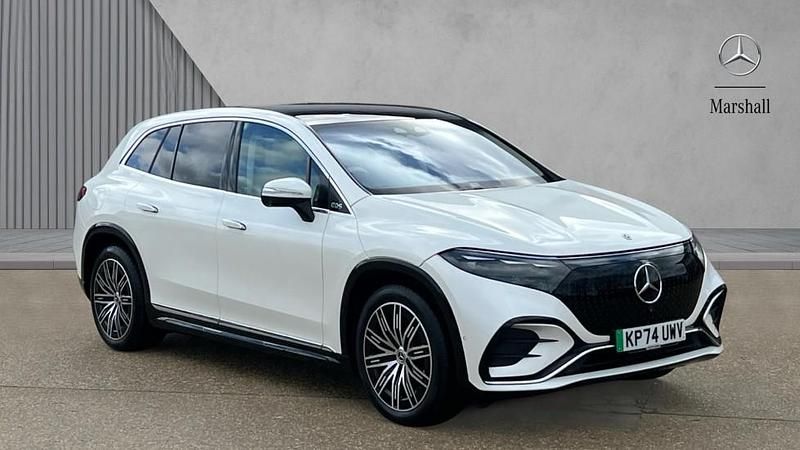 Used Mercedes EQS450+ Business 264 kW (360 HP) 2024 Diamond white metallic Estate