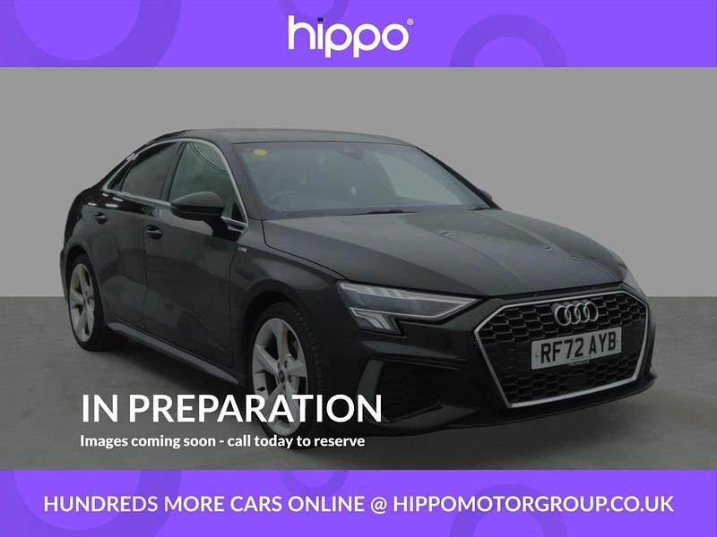 Used Audi A3 S-Line 110 HP (80 kW) 2022 Black Sedan