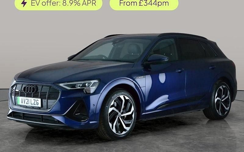 Used Audi e-tron Black Edition 300 kW (408 HP) 2021 Blue SUV