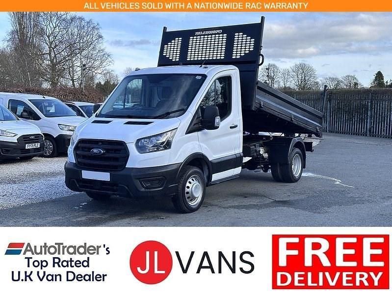 Used Ford Transit 130 HP (95 kW) 2022 White Cabriolet