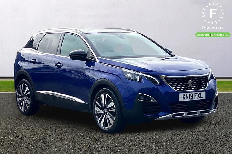Used Peugeot 3008 GT-line 131 HP (96 kW) 2019 Blue SUV