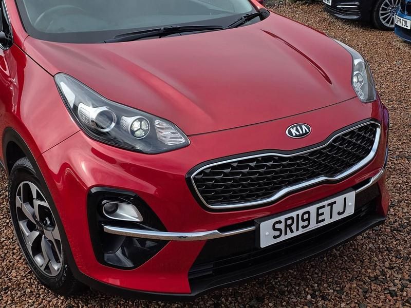 Usado Kia Sportage 130 HP (95 kW) 2019 Vermelho SUV