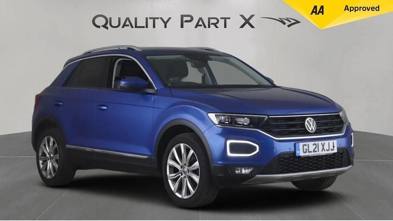 Used VW T-Roc SEL 150 HP (110 kW) 2021 Blue SUV