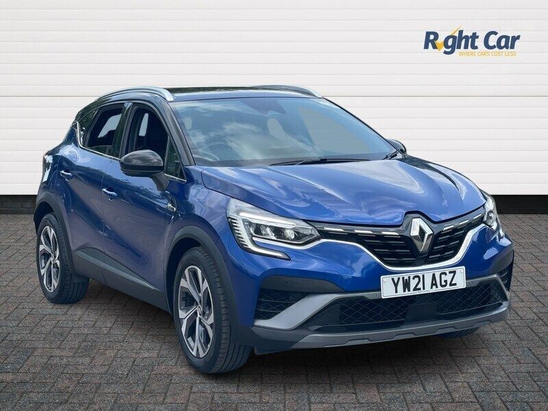 Iron blue Used 2021 Renault Captur RS Line SUV | £16,999 (Fair price) - Image 1/4