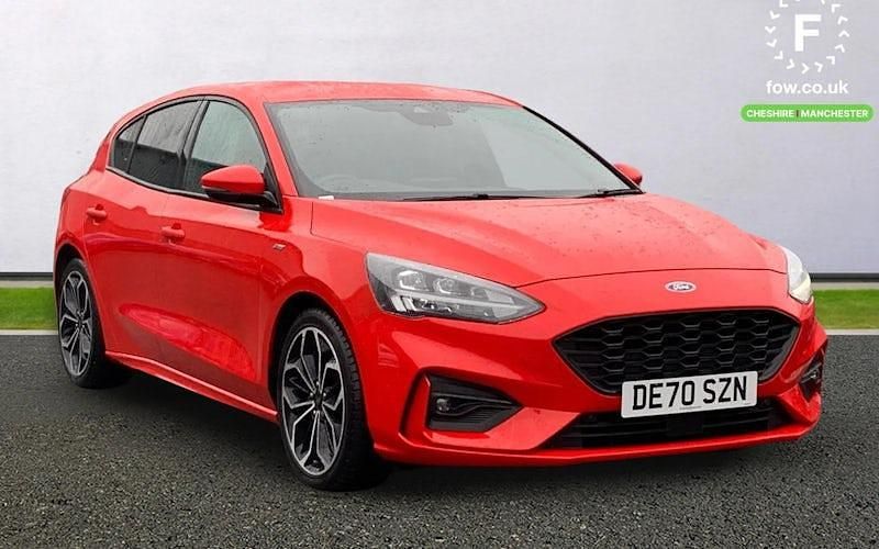 Red Used 2020 Ford Focus ST-Line X Hatchback | £15,299 (Fair price) - Image 1/4