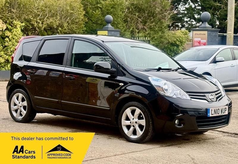 Used Nissan Note Tekna 110 HP (80 kW) 2010 Black Hatchback