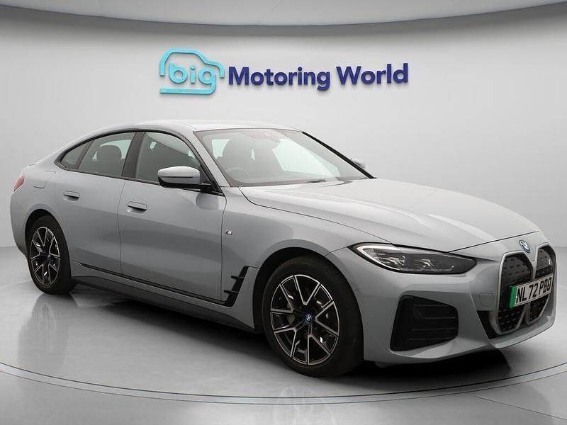 Grey Used 2022 BMW i4 M Sport Sedan | £28,200 (Fair price) - Image 1/4