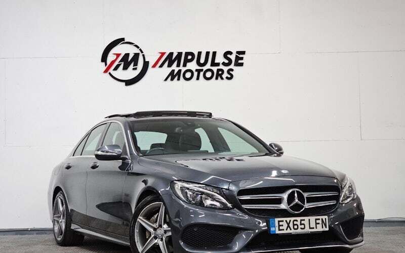 Grey Used 2015 Mercedes C200 AMG Line Premium Sedan | £9,950 (Expensive) - Image 1/4