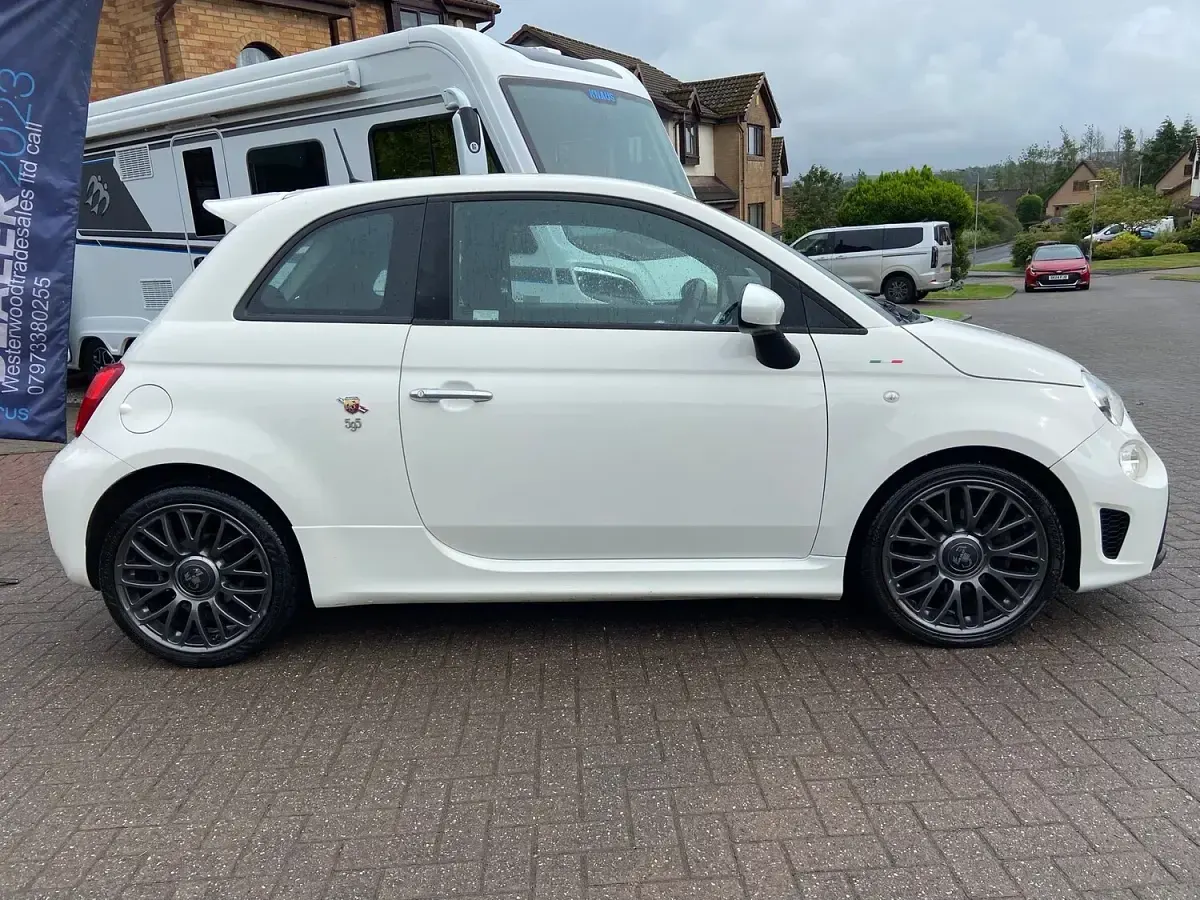 Used Abarth 595 145 HP (106 kW) 2018 White Hatchback