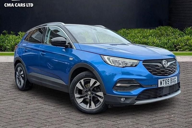 Used Vauxhall Grandland X SRi 130 HP (95 kW) 2020 Blue SUV