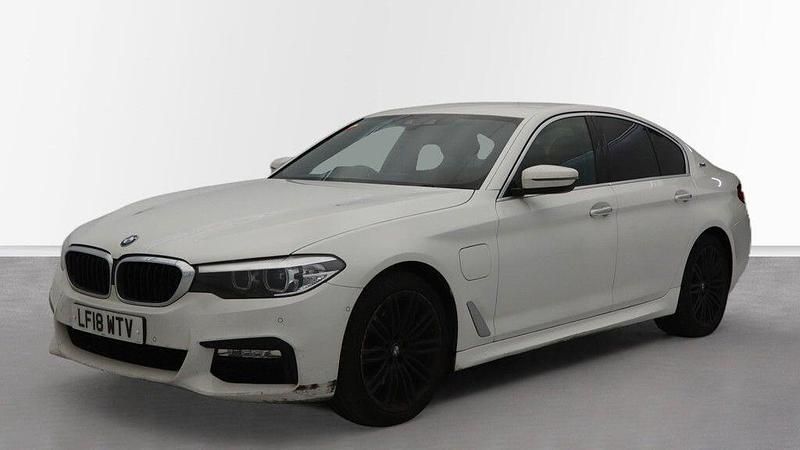 White Used 2018 BMW 530e M Sport Sedan | £13,590 (Fair price) - Image 1/3