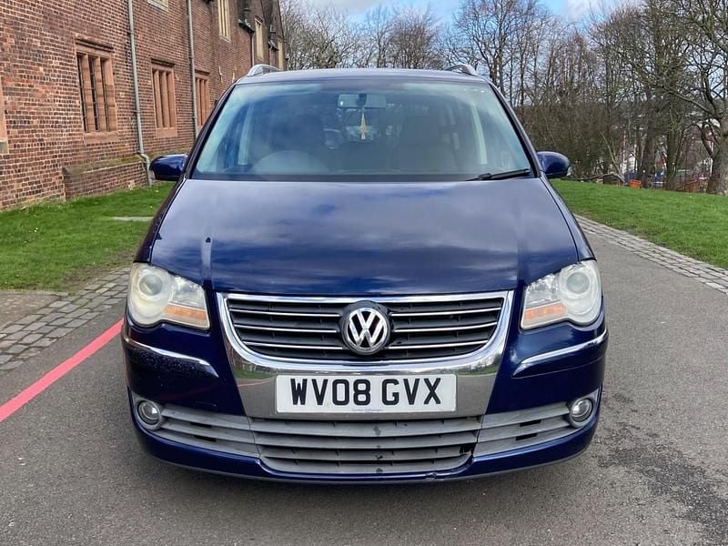 Used VW Touran Sportline 138 HP (101 kW) 2008 Blue MPV