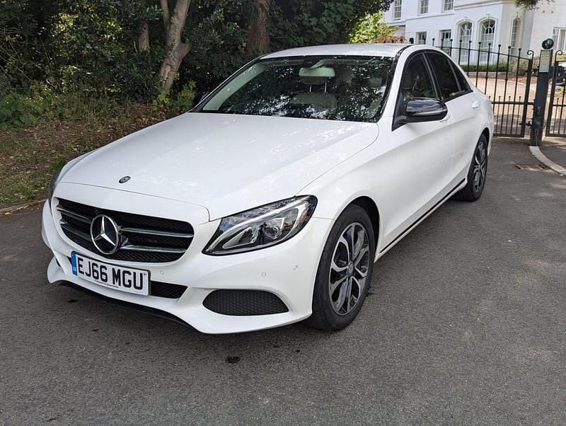 White Used 2016 Mercedes C200 Sedan | £10,500 (Good price) - Image 1/4