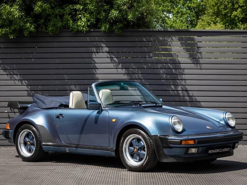 Blue Used 1989 Porsche 911 Turbo Cabriolet Cabriolet | £149,995 - Image 1/4
