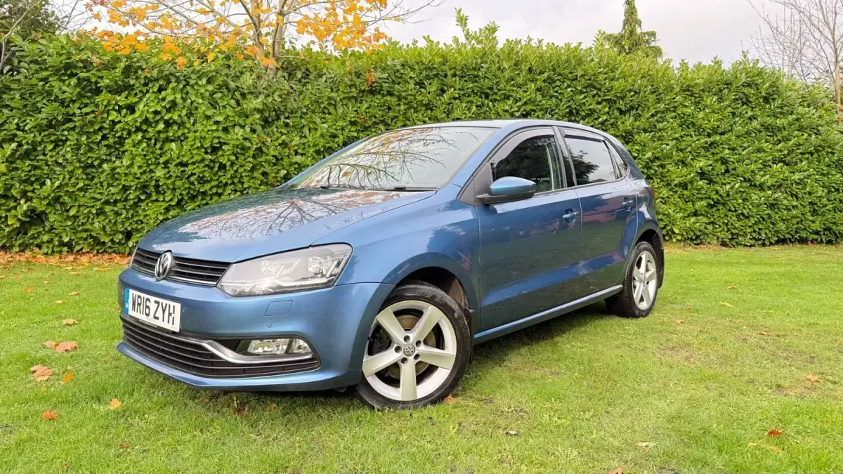 Usado VW Polo SEL 110 HP (80 kW) 2016 Azul Citadino