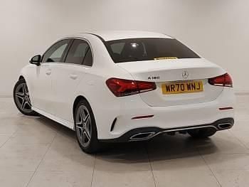 Used Mercedes A180 AMG line 136 HP (100 kW) 2020 White Sedan