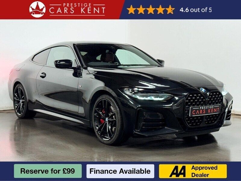 Black Used 2021 BMW M440 M Sport Sedan | £33,343 (Fair price) - Image 1/4