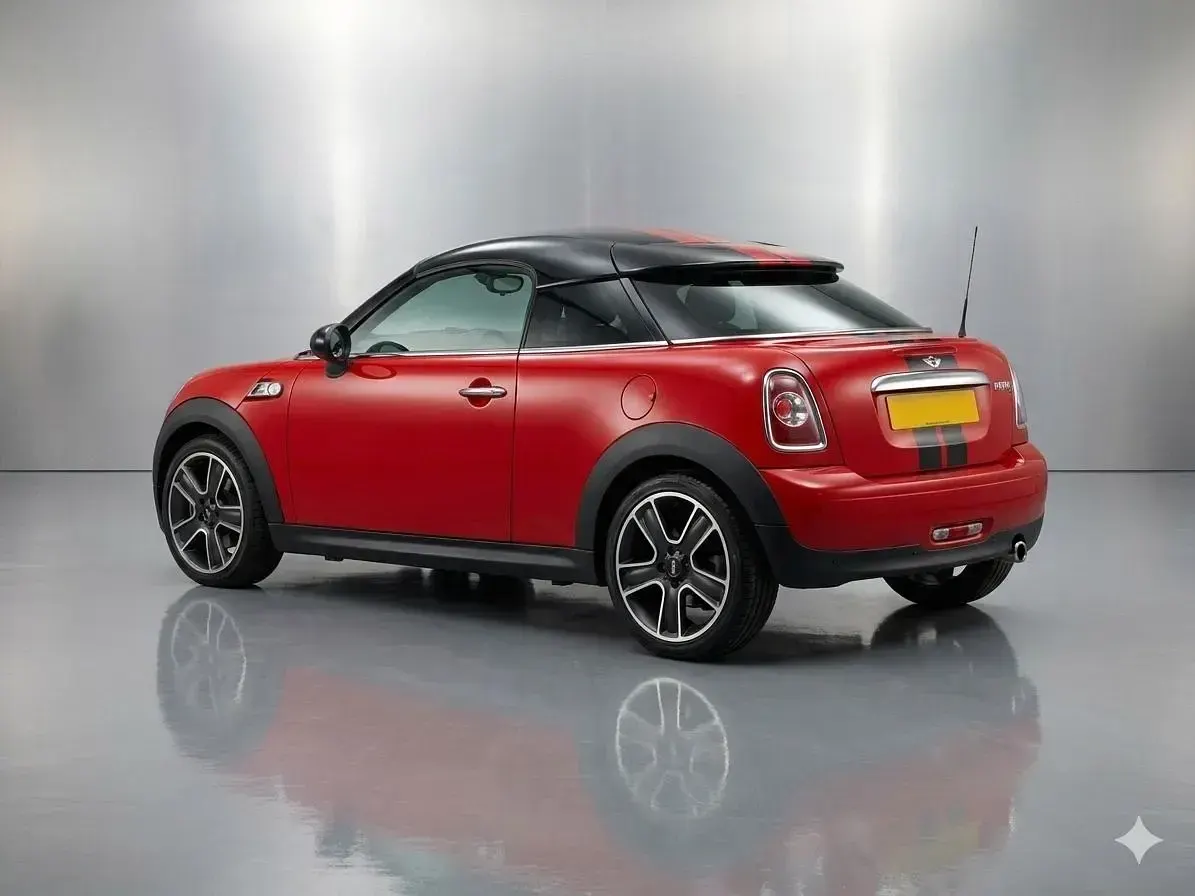 Begagnad Mini Cooper Coupé 2012 Röd Sportkupé
