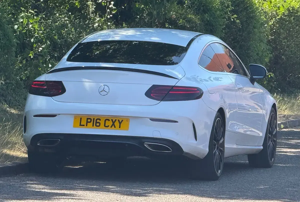Used Mercedes C220 2016 White Coupe
