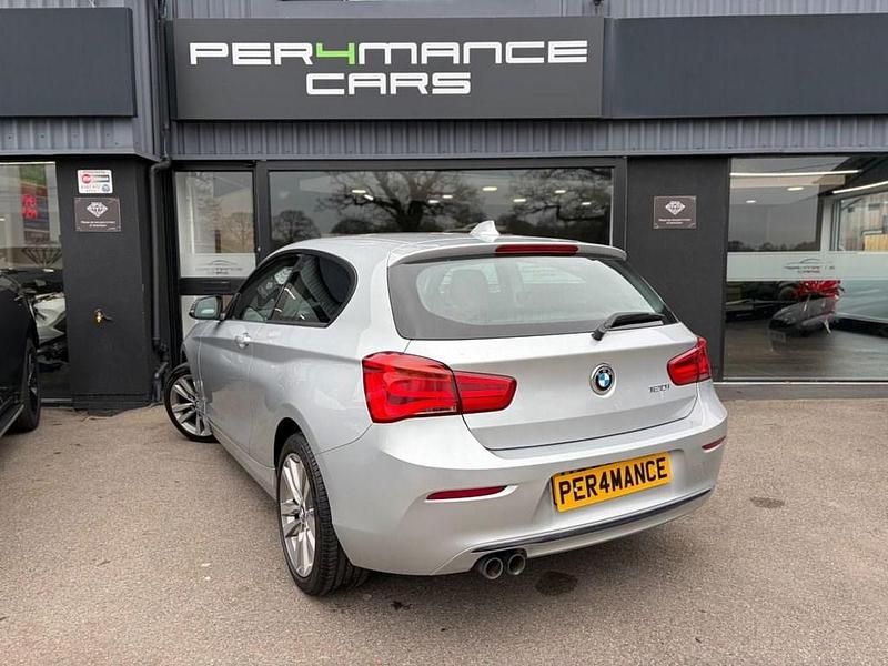 Used BMW 120 Sport Line 184 HP (135 kW) 2018 Silver Hatchback