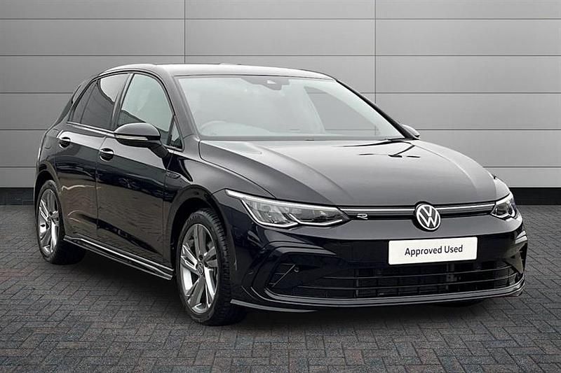 Used VW Golf VIII R-line 150 HP (110 kW) 2023 Black Hatchback