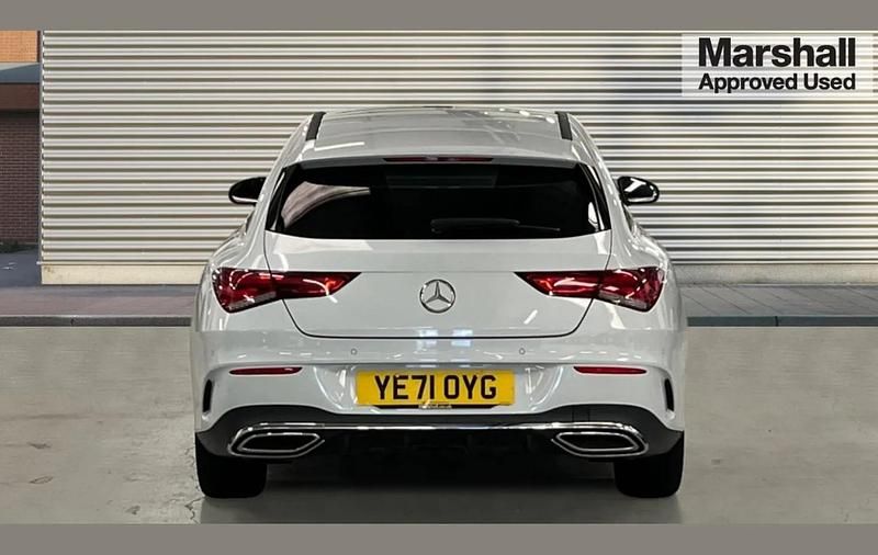 Used Mercedes CLA250e AMG Line Premium Plus 214 HP (157 kW) 2022 White Sedan