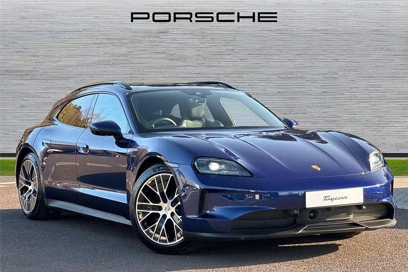 Blue Used 2025 Porsche Taycan Sedan | £98,990 - Image 1/4