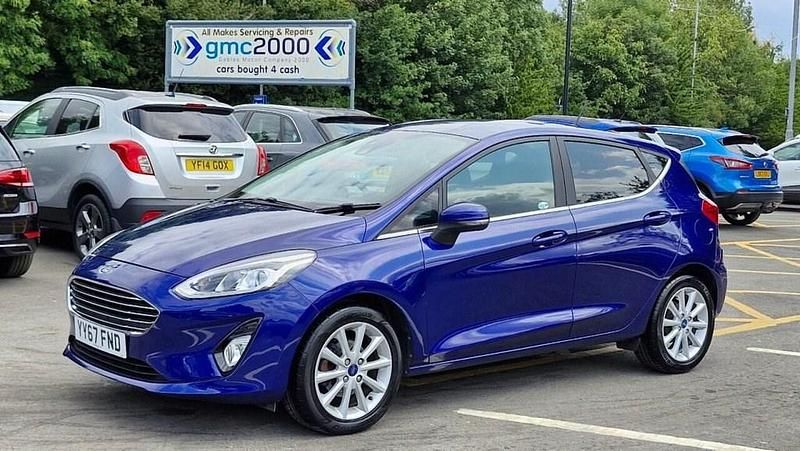 Blue Used 2017 Ford Fiesta Titanium Hatchback | £8,995 (Fair price) - Image 1/3