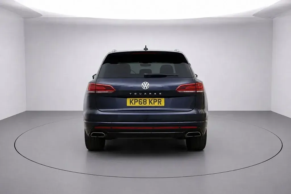 Used VW Touareg R-line 286 HP (210 kW) 2018 Blue SUV