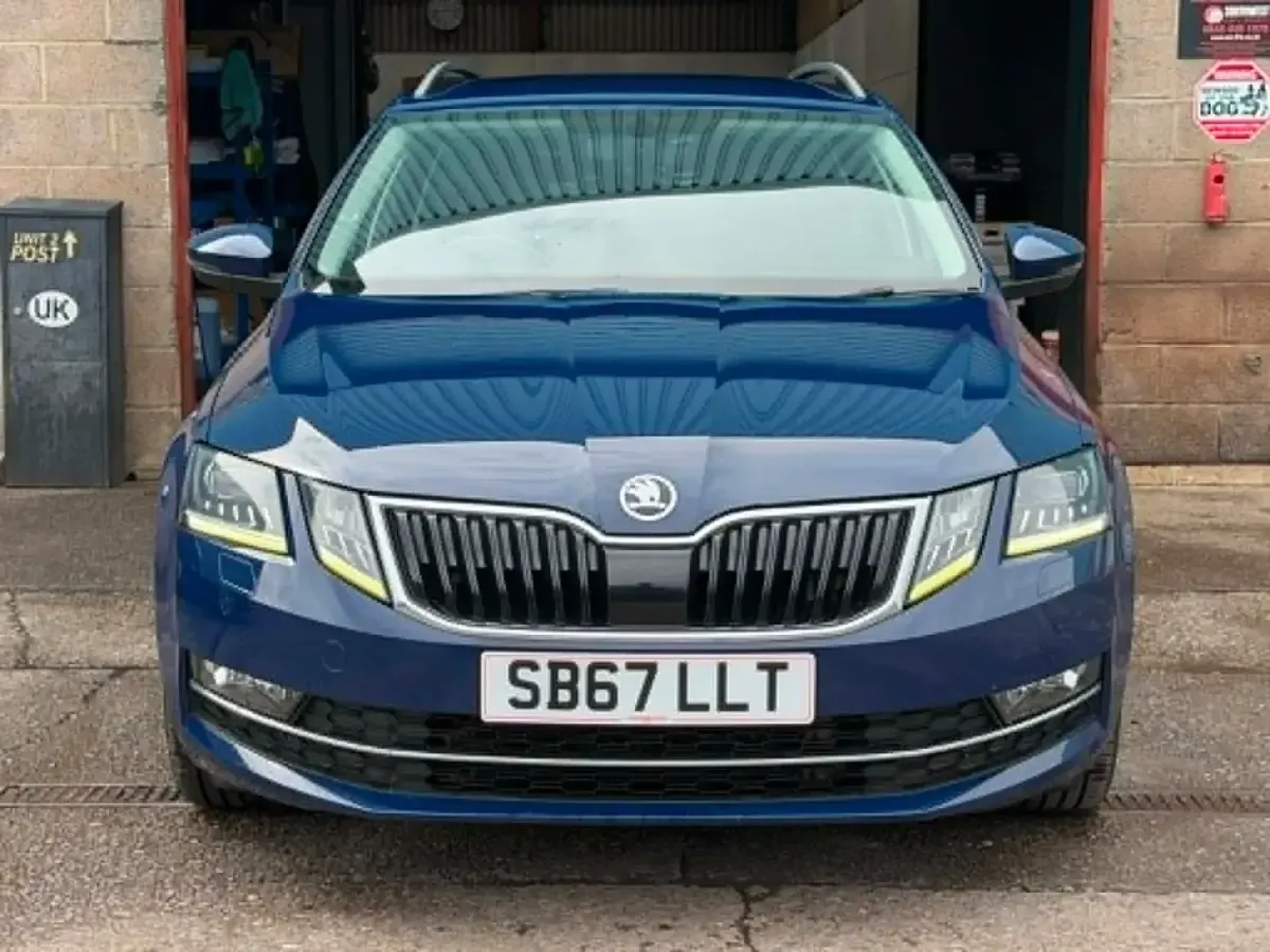 Używany Skoda Octavia SE L 150 KM (110 kW) 2018 Niebieski Kombi