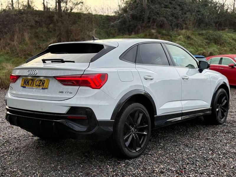 Used Audi Q3 Sportback Black Edition 150 HP (110 kW) 2021 White SUV