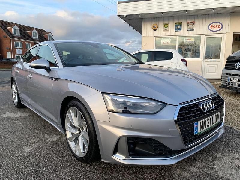 Used Audi A5 Sportback Sport 190 HP (139 kW) 2021 Silver Hatchback