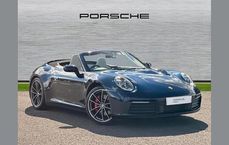 Used Porsche 911 450 HP (330 kW) 2020 Blue Cabriolet