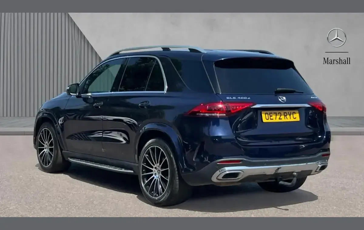 Used Mercedes GLE400 AMG line 330 HP (242 kW) 2022 Cavansite blue metallic SUV