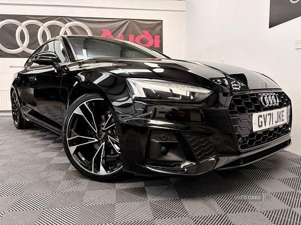 Used Audi A5 S-Line 190 HP (139 kW) 2022 Black Coupe