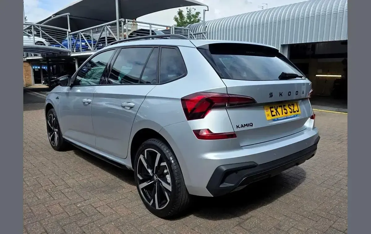 Used Skoda Kamiq Monte Carlo 115 HP (84 kW) 2025 Brilliant silver metallic SUV
