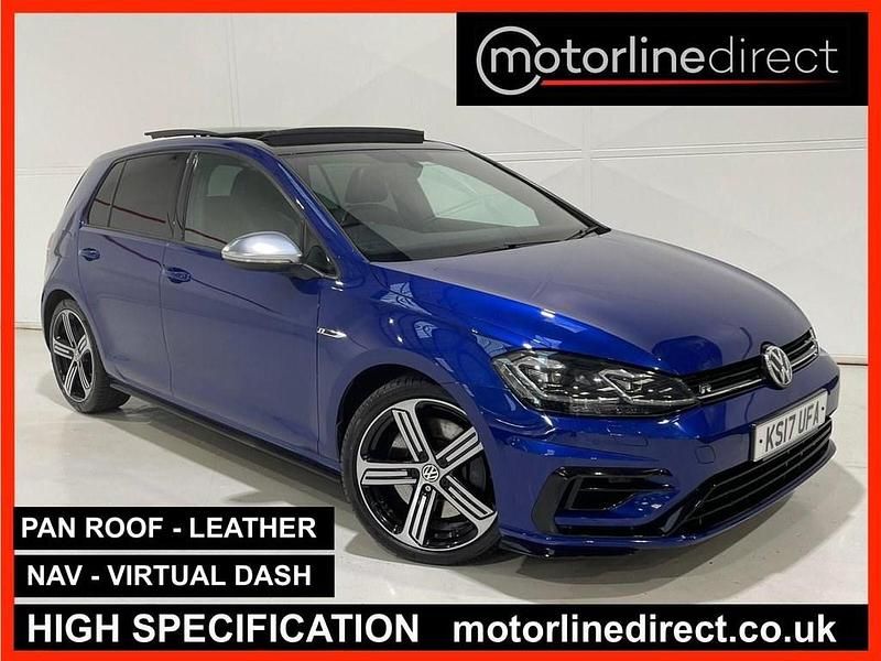 Used VW Golf VII R 310 HP (228 kW) 2017 Blue Hatchback