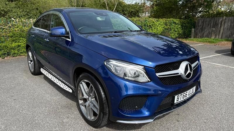 Used Mercedes GLE350 AMG Line Premium Plus 2016 Blue Coupe