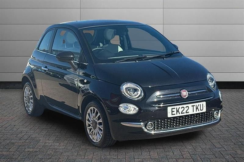 Crossover black Used 2022 Fiat 500 Dolcevita Hatchback | £7,990 (Super price) - Image 1/2