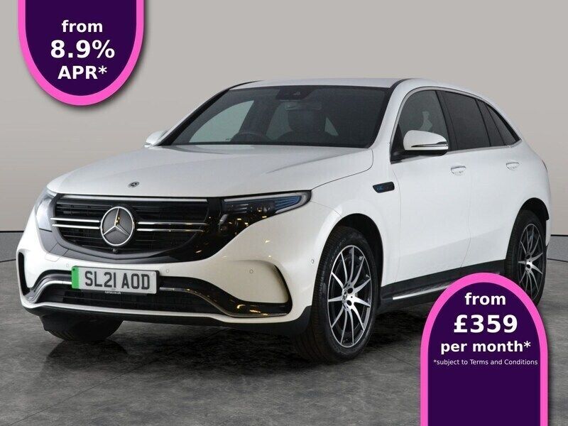 White Used 2021 Mercedes EQC400 AMG line SUV | £24,688 (Super price) - Image 1/3