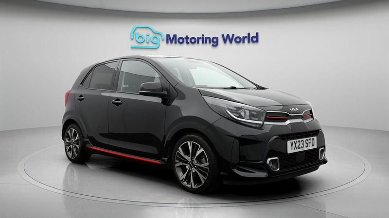Used Kia Picanto GT-Line 67 HP (49 kW) 2023 Black Hatchback
