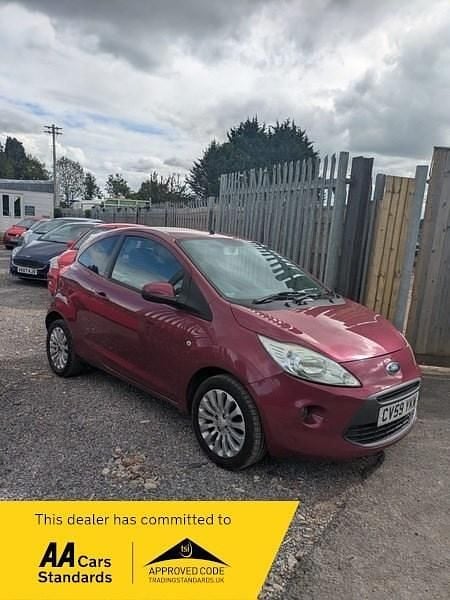 Used Ford Ka Zetec 69 HP (50 kW) 2010 Red Hatchback