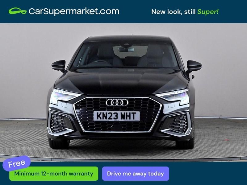 Used Audi A3 S-Line 2023 Black Sedan