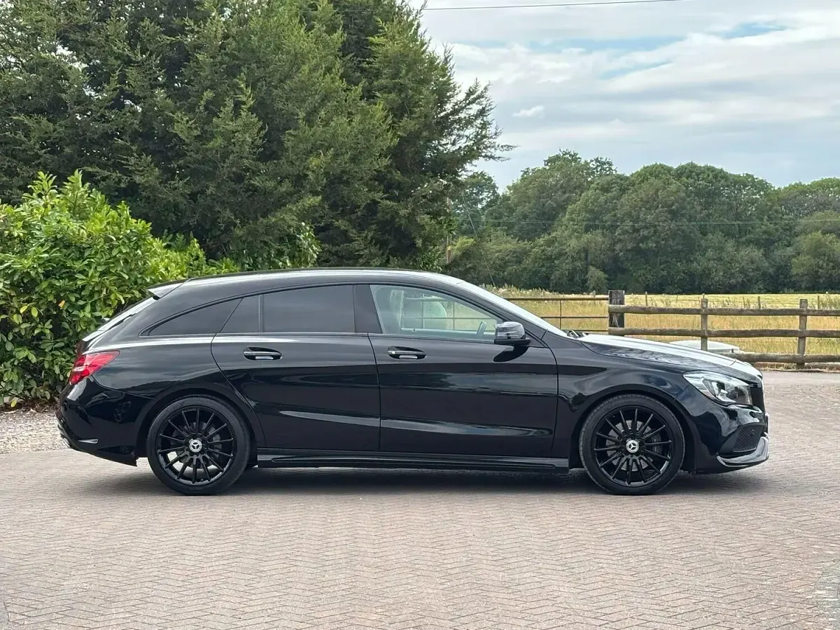 Used Mercedes CLA220 Shooting Brake AMG line 2019 Black Estate