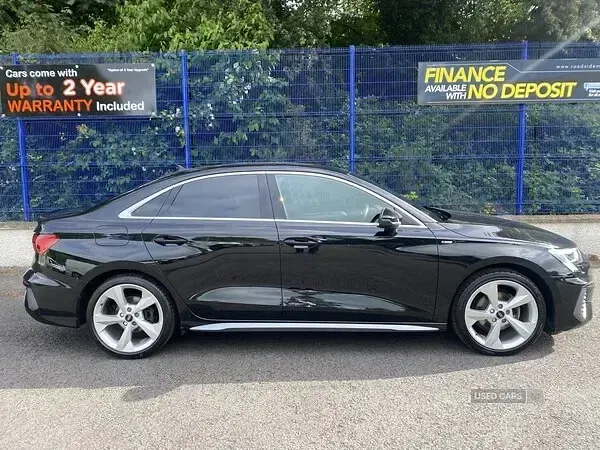 Used Audi A3 S-Line 150 HP (110 kW) 2024 Black Sedan