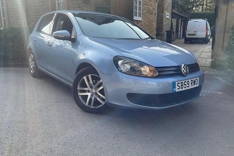Used VW Golf VI SE 105 HP (77 kW) 2010 Blue Hatchback