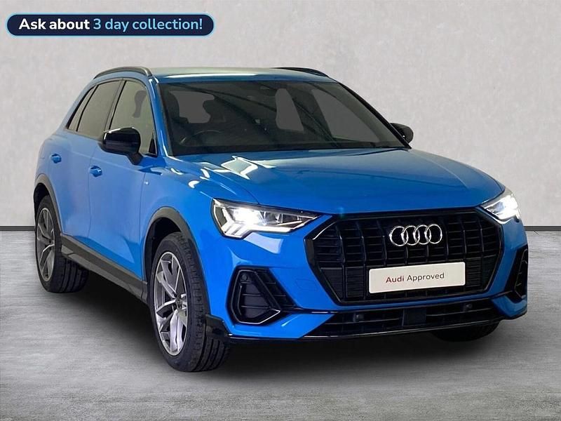 Blue Used 2021 Audi Q3 S-Line SUV | £22,272 (A bit pricey) - Image 1/4